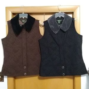 *Firm Final price!*Fleece lined vest(choice)